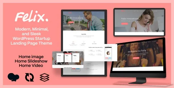 Felix. – Startup Landing Page WordPress Theme