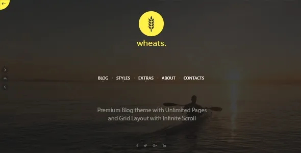 Wheats - Blogging WordPress Theme