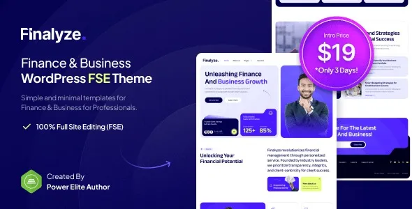 Finalyze - Finance & Business Full Site Editing WordPress Theme