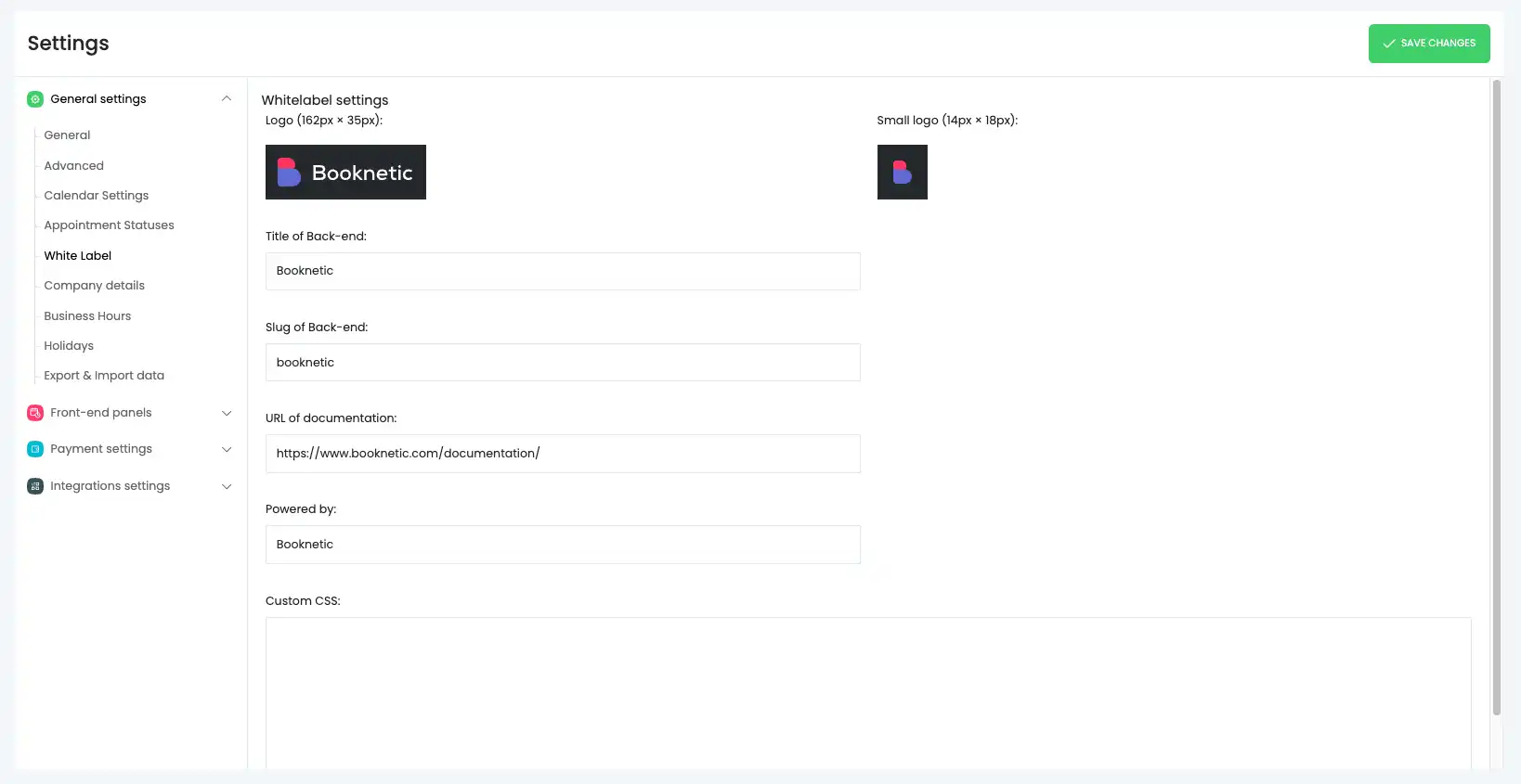 Booknetic – White-Labeling Addon