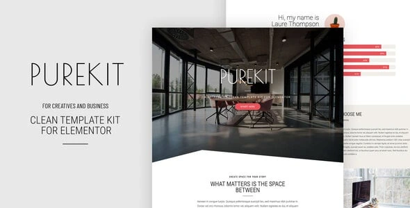Purekit - Creatives & Business Elementor Template Kit