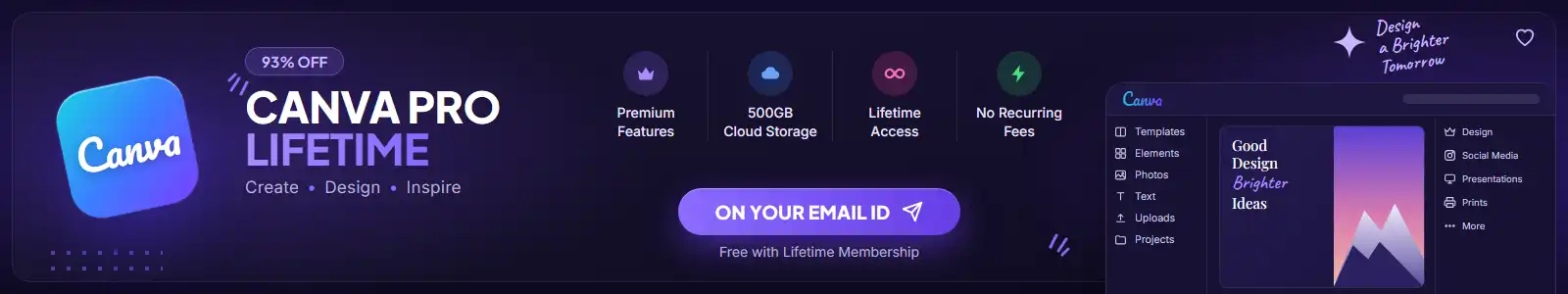 Canva Pro Banner Ultraplugins Store