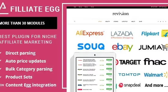 Affiliate Egg – Niche Affiliate Marketing WordPress Plugin