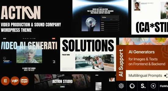 Action – Video Production & Sound Company WordPress Theme