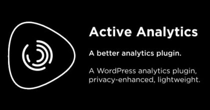 Active Analytics is a WordPress-tailored analytics plugin