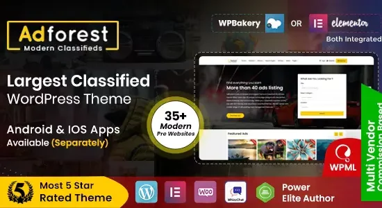 AdForest – Classified Ads Theme Free download