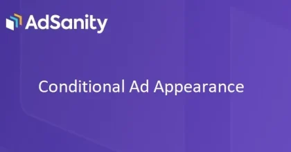 AdSanity Conditional Ad Appearance