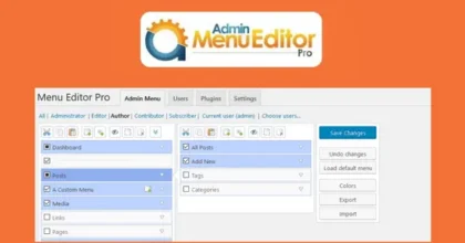 Admin Menu Editor Pro