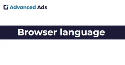 Advanced Ads Browser Language