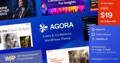 Agora - Event & Conference WordPress Theme