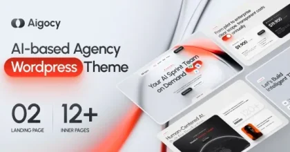 Aigocy – AI Agency WordPress Theme