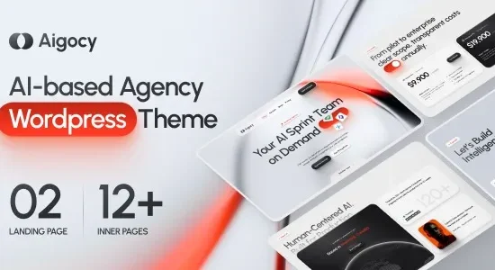 Aigocy – AI Agency WordPress Theme