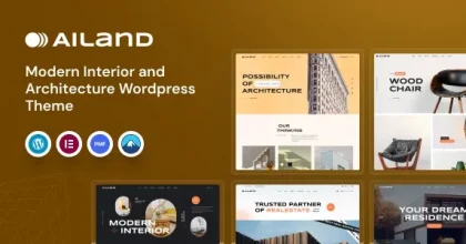 Ailand - Interior & Architecture WordPress Theme