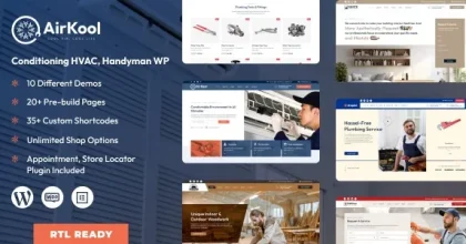 Air Kool - Conditioning HVAC, Handyman WordPress