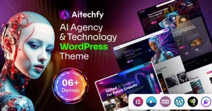 Aitechfy - AI Agency & Technology WordPress Theme