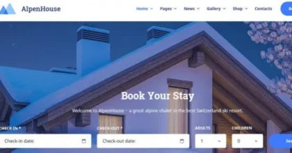 Alpenhouse - MOTOPRESS - Hotel Booking WordPress Theme