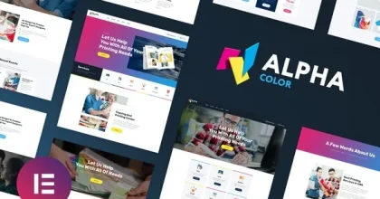 AlphaColor – Design & Printing Elementor Template Kit