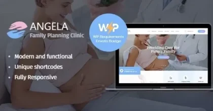 Angela - Family Planning & Pregnancy Clinic WordPress Theme