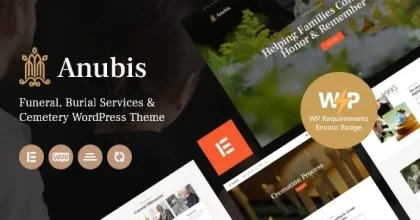 Anubis – Funeral & Burial Services WordPress Theme