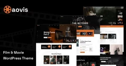 Aovis – Booking Movie Tickets WordPress Theme