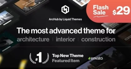 ArcHub Architecture and Interior Design WordPress Theme