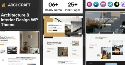 Archcraft – Architecture & Interior Design WordPress Theme