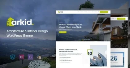 Arkid – Architecture and Interior Design WordPress Theme