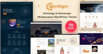 Astrologer – Horoscope and Astrology WordPress Theme