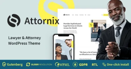 Attornix Lawyer WordPress Theme