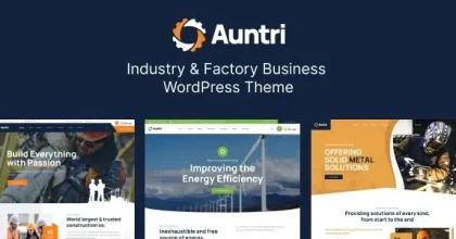 Auntri – Industry & Factory WordPress Theme