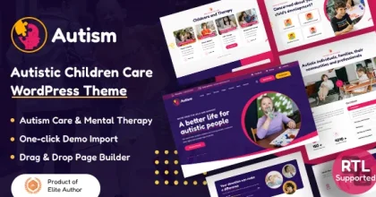 Autism - Autistic Children Care WordPress Theme