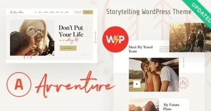 Avventure– Personal Travel & Lifestyle Blog WordPress Theme