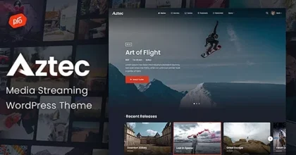 Aztec Video Streaming & Membership Theme