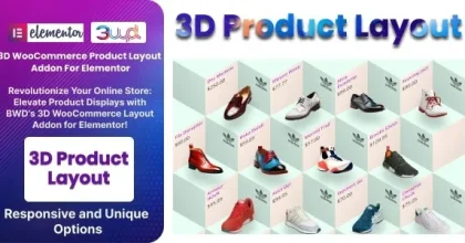 BWD 3D WooCommerce Product Layout - Addon For Elementor