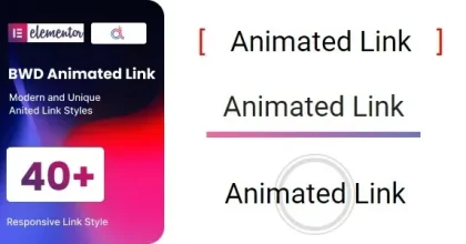 BWD Animated Link – addon for elementor