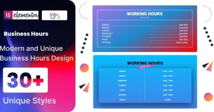 BWD Business Hours – addon for elementor
