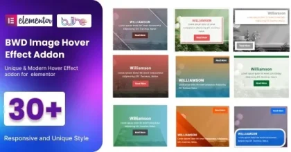 BWD Image Hover Effect - Addon for Elementor