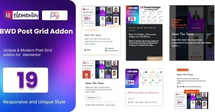 BWD Post Grid Addon for Elementor