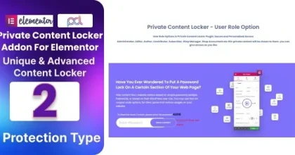 BWD Private Content Locker Addon For Elementor