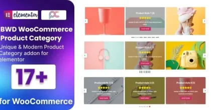 BWD WooCommerce Product Category Carousel For Elementor