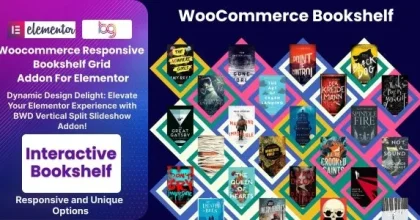 BWD Woocommerce Responsive Bookshelf Grid Addon For Elementor