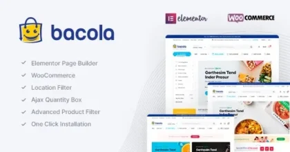 Bacola Grocery Store And Food Ecommerce Theme