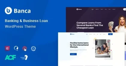 Banca – Banking, Finance & Business Loan WordPress Theme