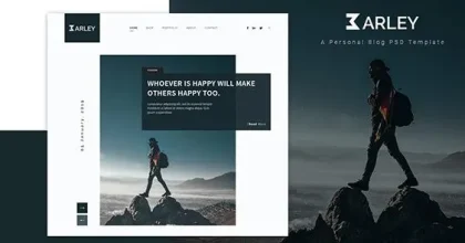 Barley - Creative Personal WordPress Blog Theme
