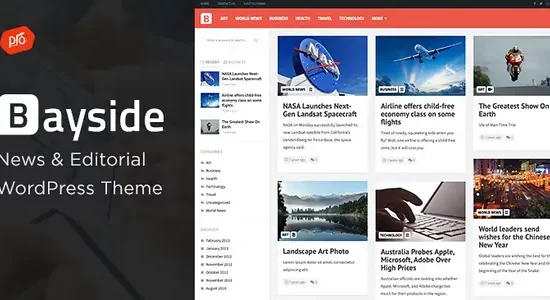 Bayside Responsive WordPress Theme