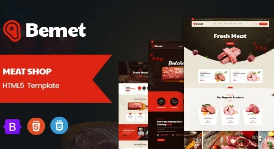 Bemet Butcher & Meat WordPress Theme