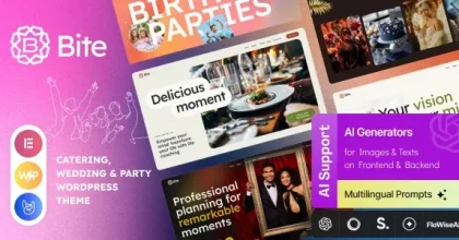 Bite Catering, Wedding & Party WordPress Theme