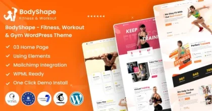 BodyShape – Fitness, Workout & Gym WordPress Theme