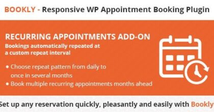 Bookly Recurring Appointments Addons