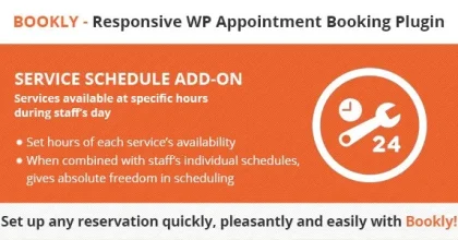 Bookly Service Schedule